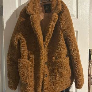 Fuzzy Brown Jacket